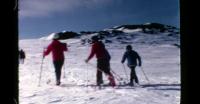 Children ski jumping in Nuuk